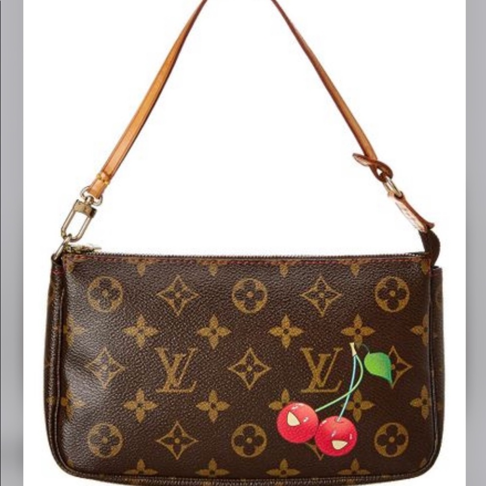 Authentic Louis Vuitton cherry pochette